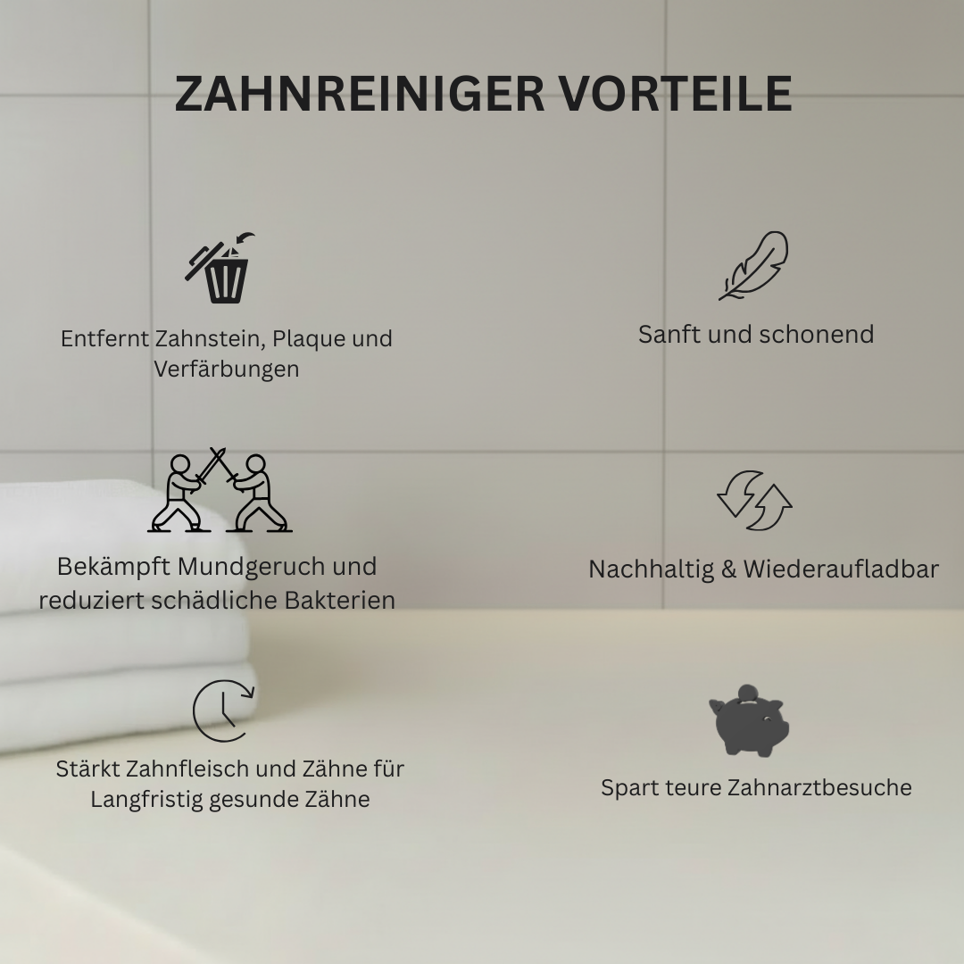 Zahnreiniger - Entfernt effektiv gelben Zahnstein