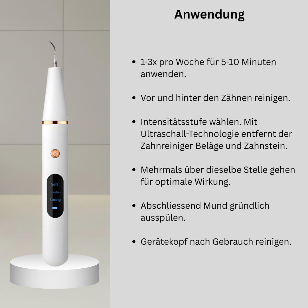 Zahnreiniger - Entfernt effektiv gelben Zahnstein